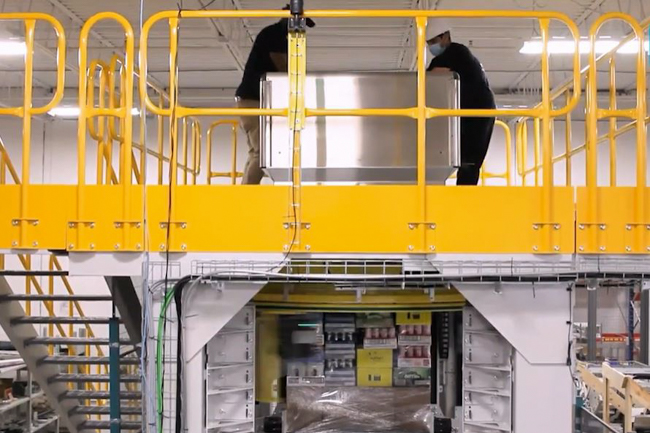 warehouse automation mixed palletizing 