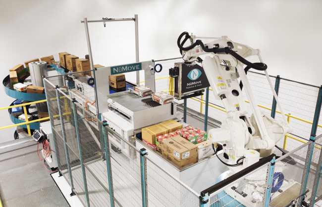 NūBotik MixPal : NūMove inaugurates its new robotic mixed palletizing solution